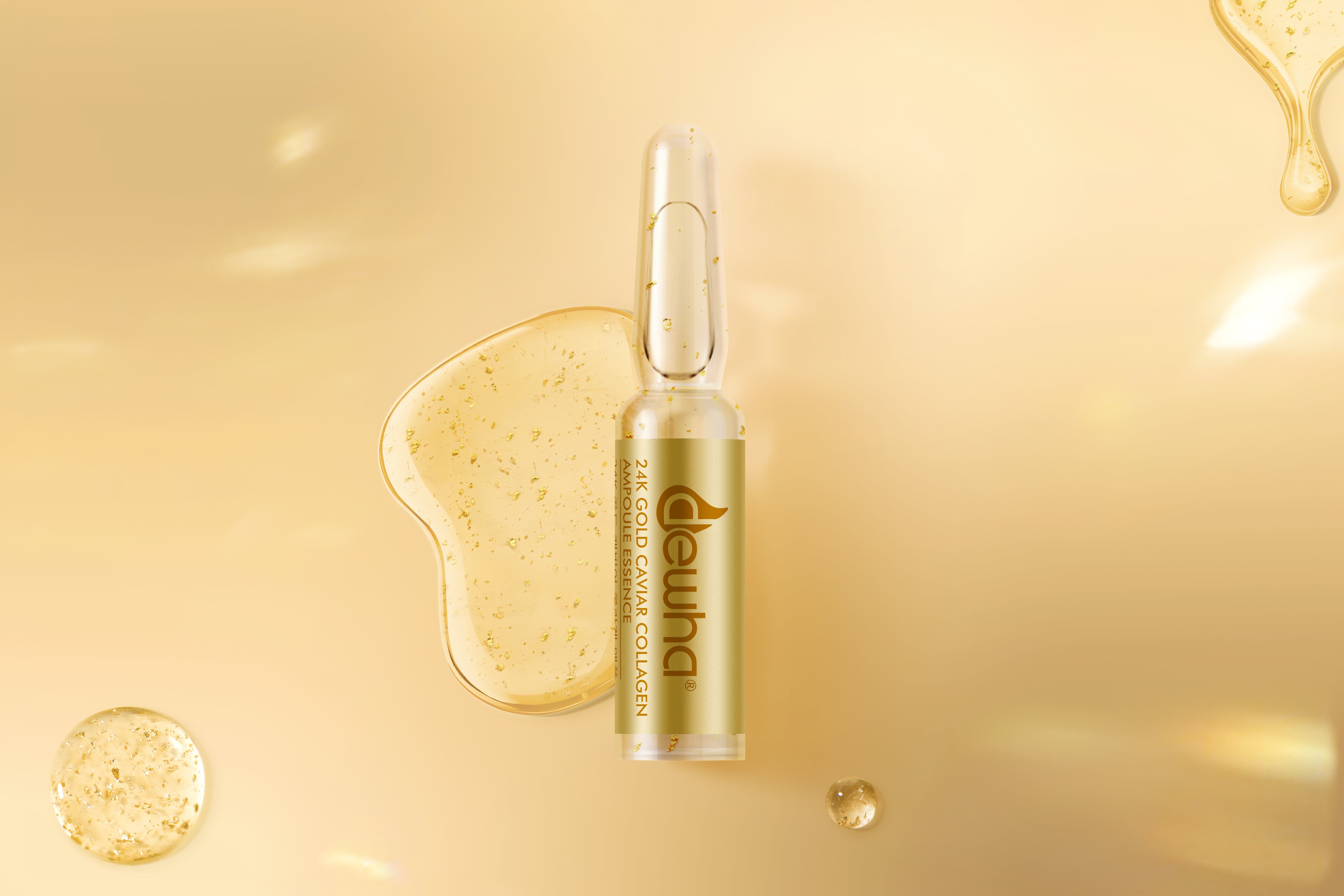Modenzas 24K Gold Caviar Niacinamide 2-step Ampoule Mask Kit (5 sheets) - Modenzas